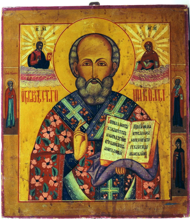 Santo (dipinto) - ambito russo (met&agrave; sec. XIX)